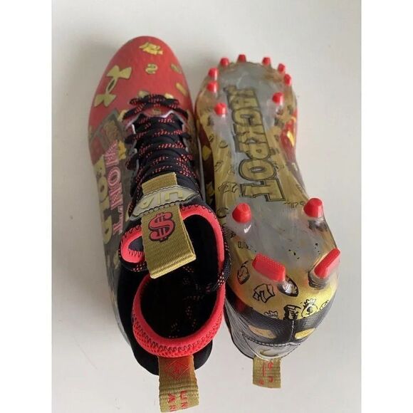 Under Armour Spotlight MC Jackpot Football Cleats Men’s Size 11.5 3025121-600 - Picture 10 of 12